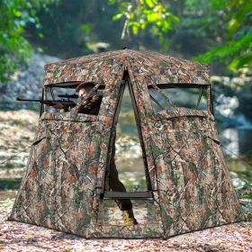 360Â° One Way See Through Ground Hunting Blind for Deer and Turkey Hunting