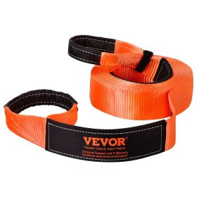 VEVOR Heavy Duty Tow Strap Recovery Kit 3 in x 30 ft (MBS-36,000 lbs) Tree Saver Winch Strap