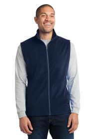 Port Authority Microfleece Vest F226 (Color: True Navy, size: XS)