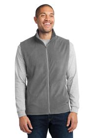 Port Authority Microfleece Vest F226 (Color: Pearl Grey, size: XL)