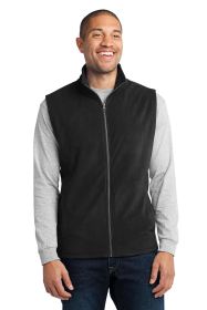 Port Authority Microfleece Vest F226 (Color: BLACK, size: S)